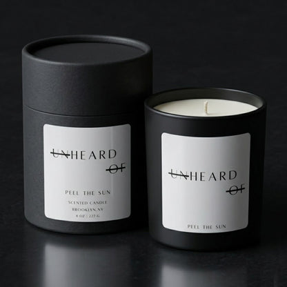Peel The Sun | Smoked Citrus & Prosecco Candle