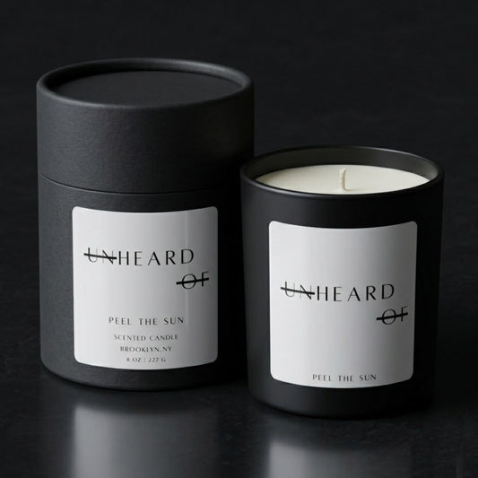 Peel The Sun | Smoked Citrus & Prosecco Candle